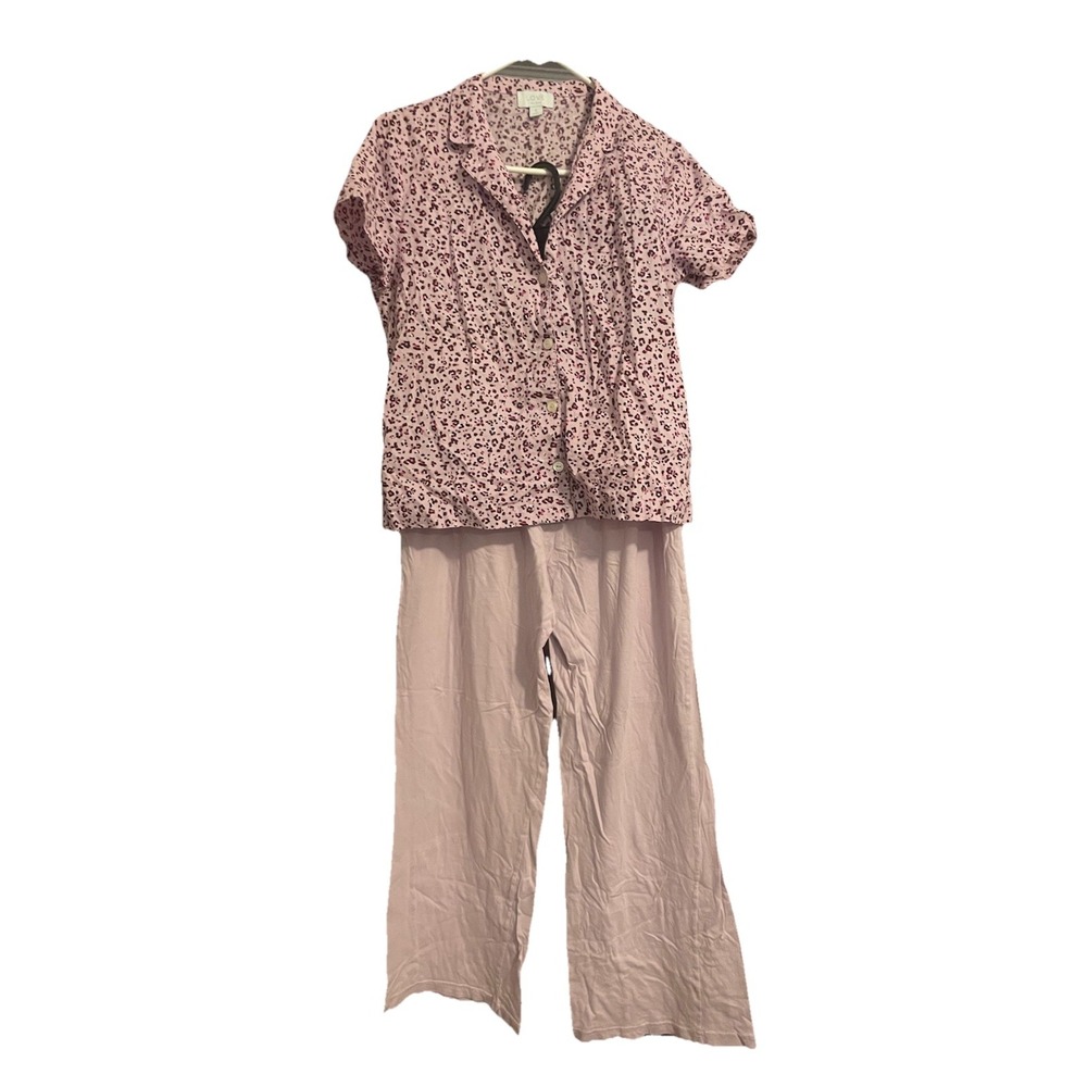 GAP Pink Floral Short Sleeve Pajama Set